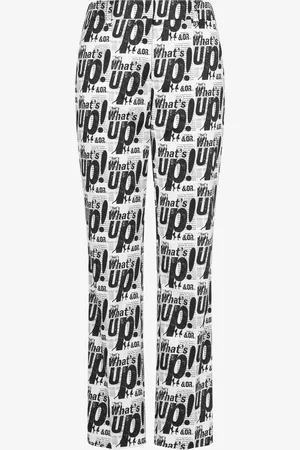 Moschino Stretch cotton satin pants 