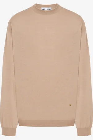 Moschino Wool and Silk Pullover Golden M