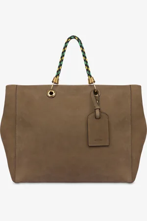 Moschino Braided Cord Suede Shopper
