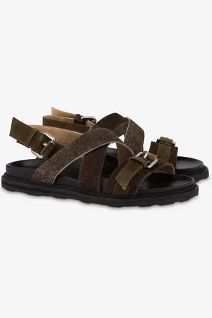 Moschino Sandals in suede with buckles