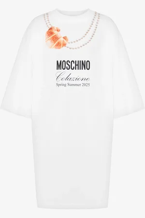 Moschino Organic Jersey Dress Breakfast