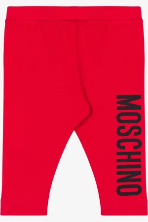 Moschino Jersey Leggings Logo Print
