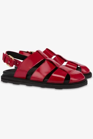 Moschino Brushed Calf Sandals
