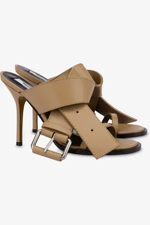 Moschino Belted Up Calf Sandals