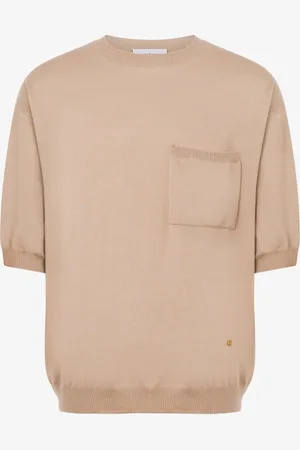Moschino Wool and Silk Sweater Golden M