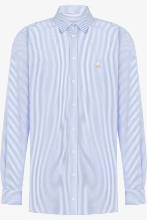 Moschino Poplin Shirt Goose Embroidery