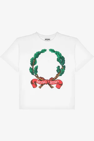 Moschino Laurel Crown maxi jersey t-shirt