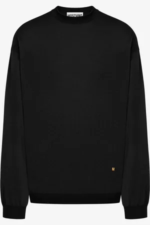 Moschino Wool and Silk Pullover Golden M