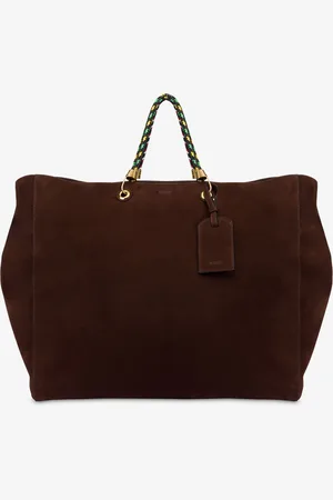 Moschino Large Braided Cord Suede Shopper