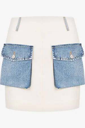 Moschino Mini skirt in stretch cotton