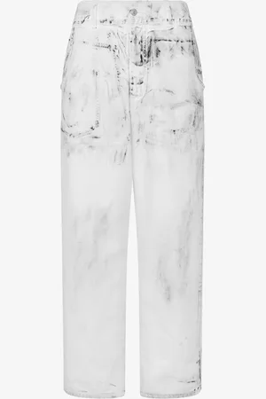 Moschino Cotton bull pants Laurel Crown Patch