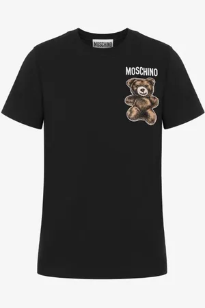 Moschino Organic Jersey T-shirt Little Teddy Bear