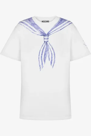 Moschino Cotton interlock T-shirt with print