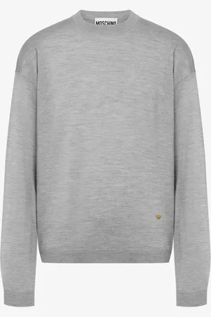 Moschino Wool and Silk Pullover Golden M