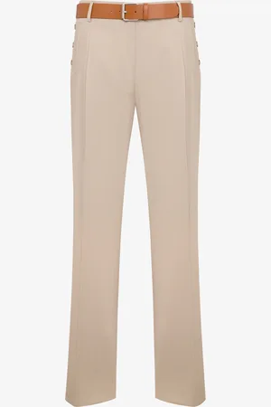 Moschino Tailored Twist wool canvas trousers