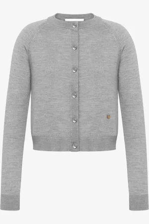 Moschino Golden M wool and silk cardigan