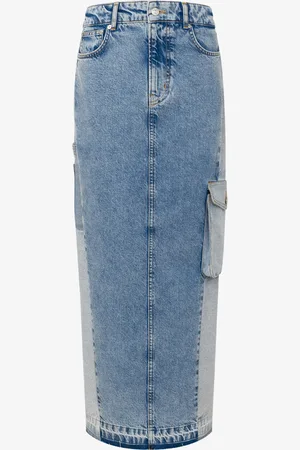 Moschino Long skirt in denim