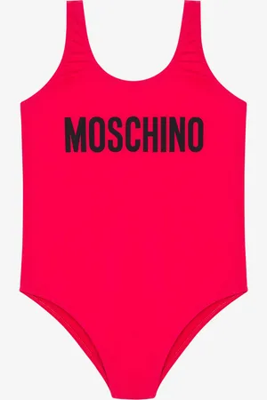 Moschino Lycra one-piece swimsuit Lettering Logo
