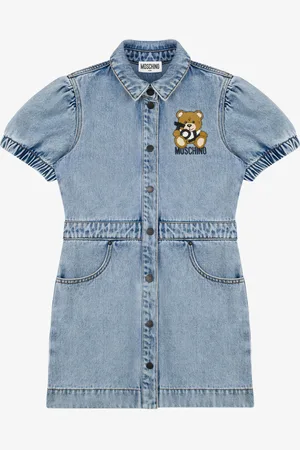 Moschino Denim dress Teddy Bear