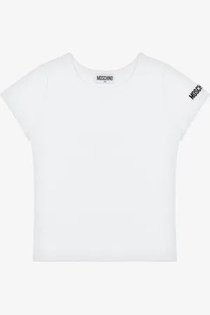 Moschino Ribbed T-shirt Logo Embroidery
