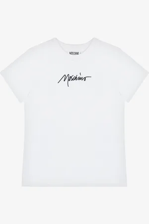 Moschino Cotton T-shirt Logo Embroidery