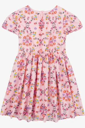 Moschino Cotton poplin dress Allover Flowers