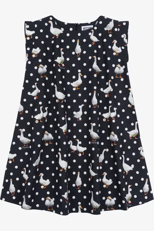 Moschino Poplin dress Allover Goose