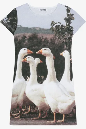 Moschino Cotton interlock dress Goose