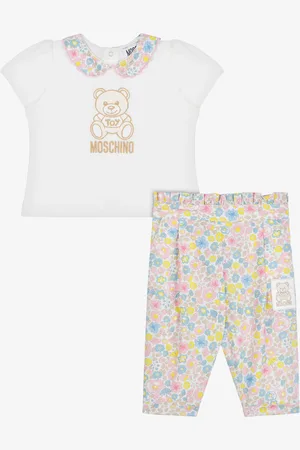 Moschino T-shirt and pants set Allover Flowers