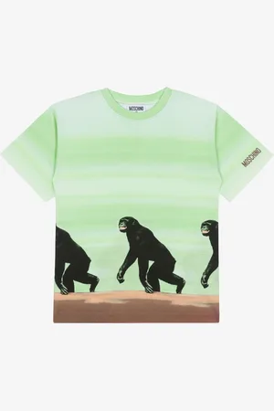 Moschino Maxi jersey T-shirt Chimpanzee