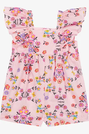 Moschino Short jumpsuit Poplin Allover Flowers