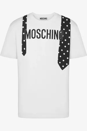 Moschino Tie Print jersey T-shirt