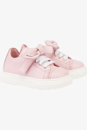 Moschino Calfskin sneakers with bow