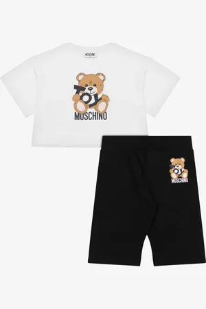 Moschino Jersey T-shirt and leggings set Teddy Bear