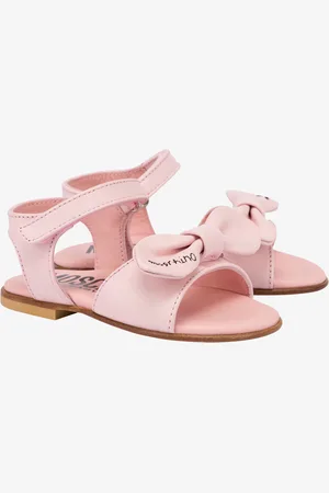 Moschino Calfskin sandals with bow