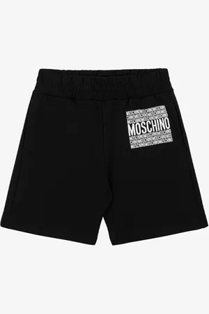 Moschino Logo print fleece shorts