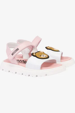 Moschino Calfskin platform sandals Teddy Bear