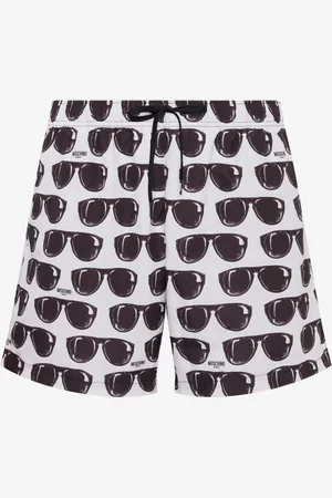 Moschino Printed nylon beach boxer shorts