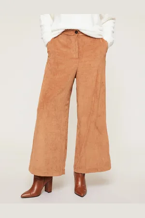 Motivi Pantaloni palazzo in velluto a coste Donna
