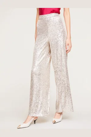 Motivi Pantaloni palazzo full paillettes Donna