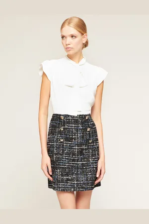 Motivi Vestito corto con blusa in georgette Donna
