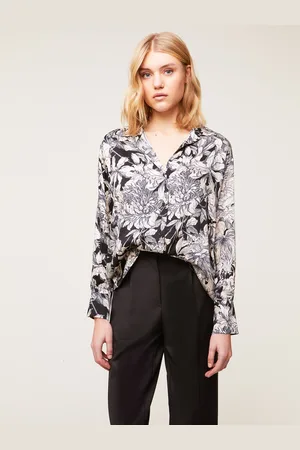 Motivi Camicia satin fantasia floreale Donna