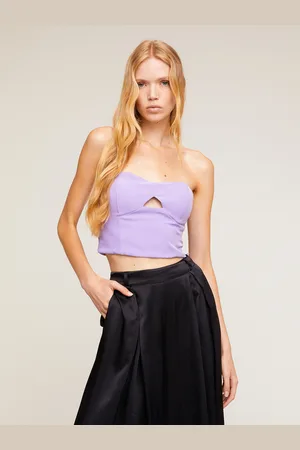 Motivi Top crop motivo cut-out Donna