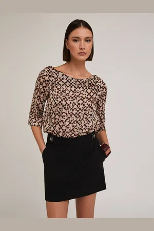 Motivi Blusa con stampa devoré a pois Donna