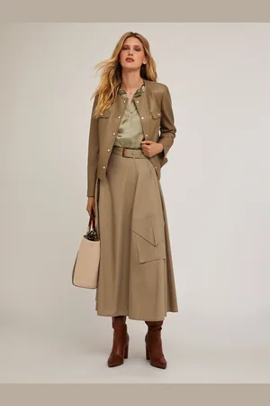 Motivi Gonna cargo in popeline di cotone Donna