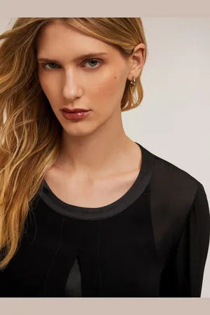 Motivi Blusa fluida bimaterica Donna