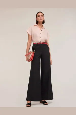 Motivi Camicia maniche corte in lino Donna