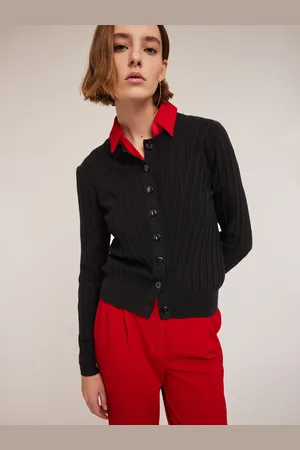 Motivi Cardigan a coste tridimensionali Donna