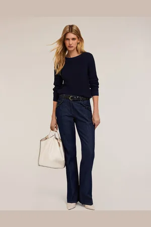 Motivi Pullover scollo tondo in cotone Donna