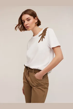 Motivi T-shirt con patch ricamato Donna
